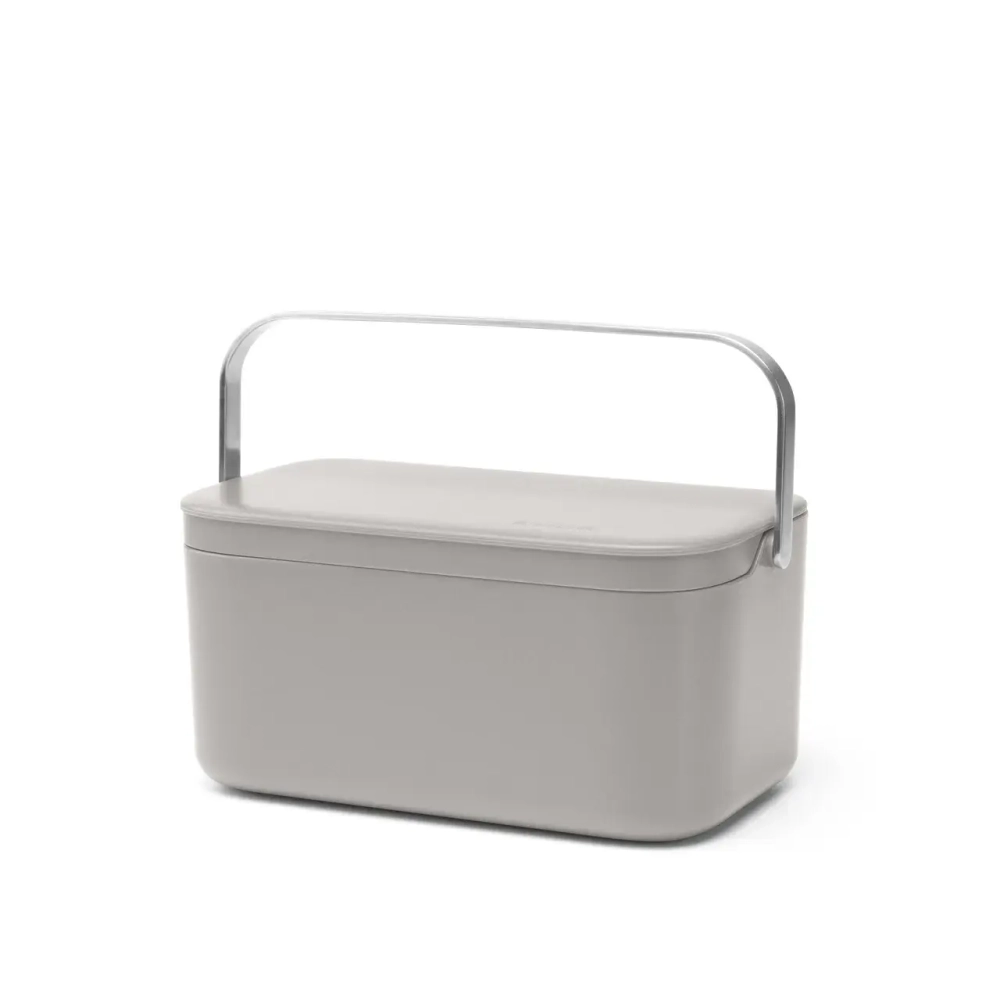 Brabantia Контейнер для мусора Sort & Go 1,8л, серый