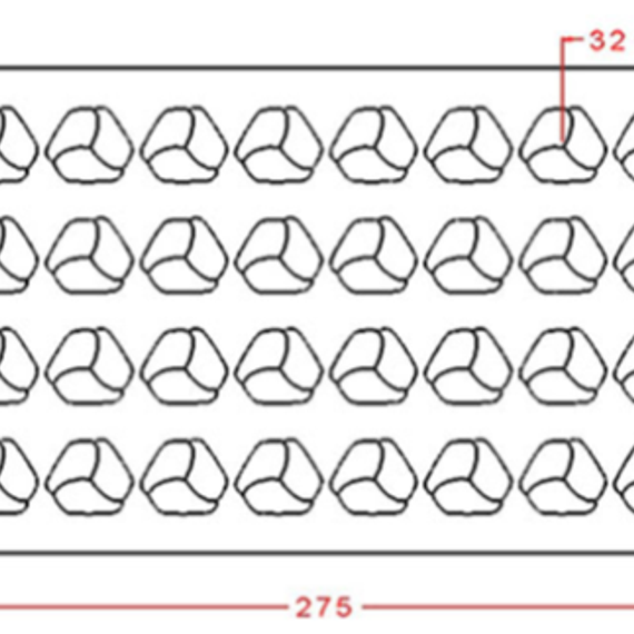 918 | Форма для шоколадных изделий (275*175 мм)