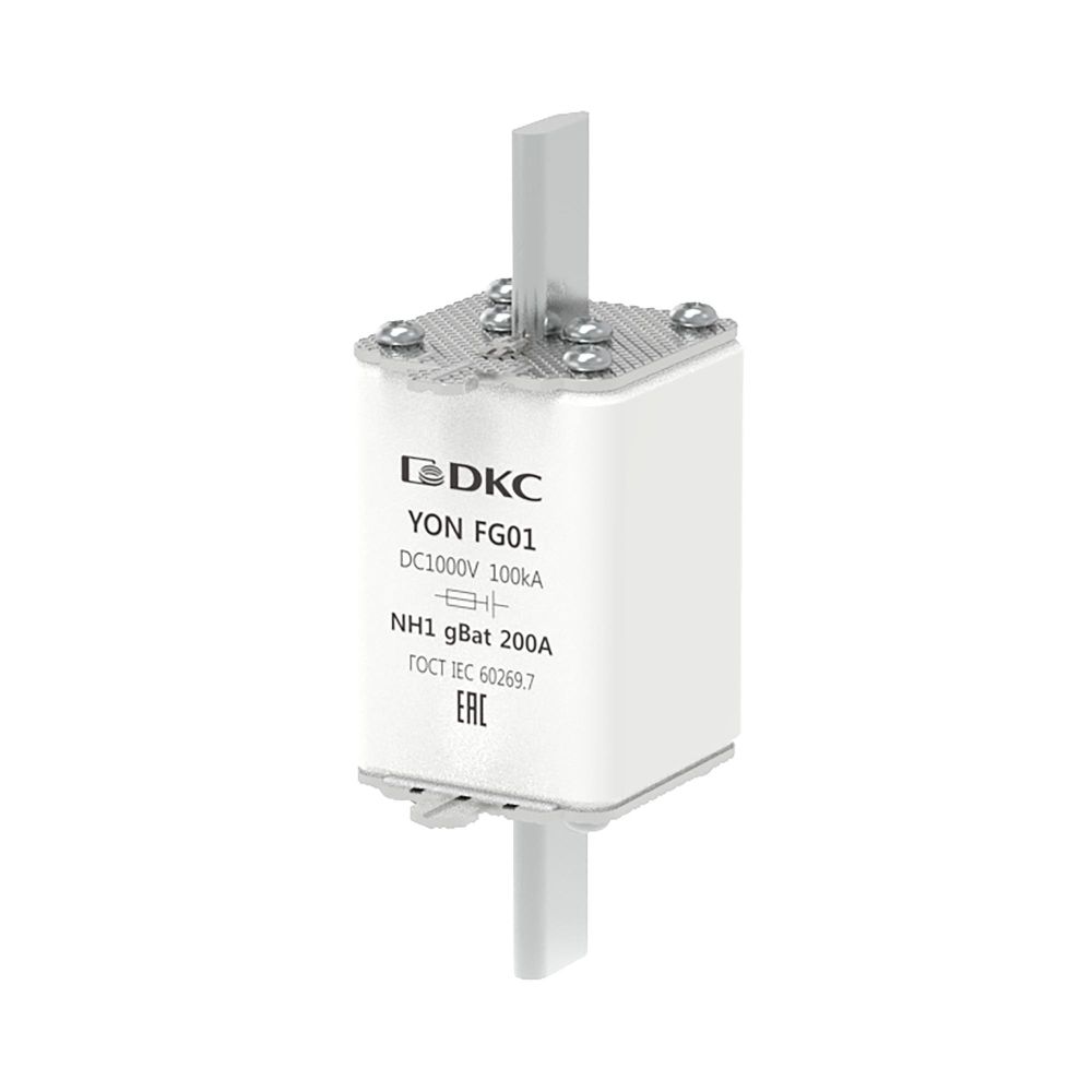 Предохранитель YON ножевого типа FG1 200А  NH1 характеристика gBat
