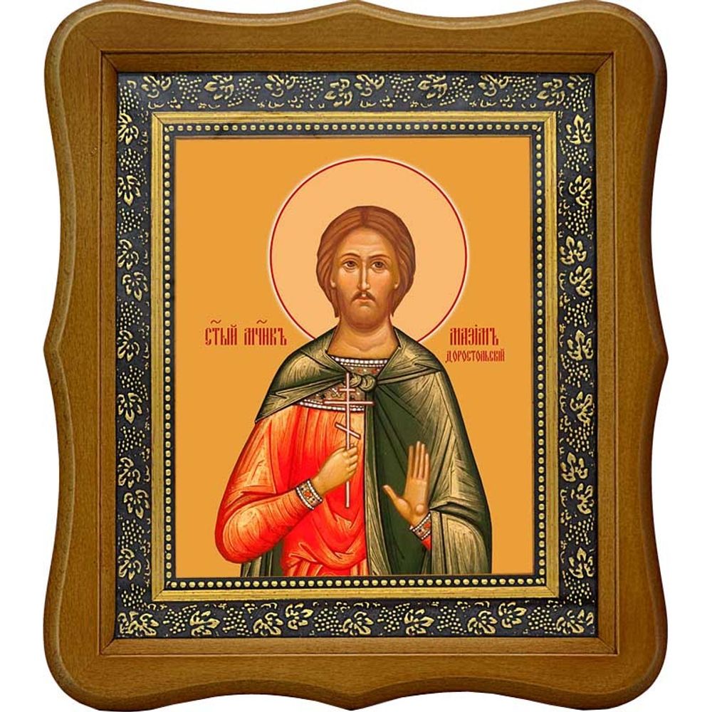 Максим Доростольский, Озовийский мученик. Икона на холсте.