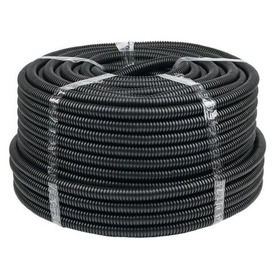 Труба гофр, ПНД с протяжкой d20 мм (100 м) черная EKF-Plast