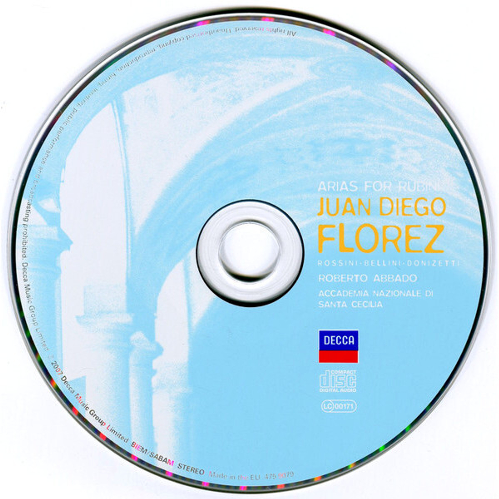 Juan Diego Florez, Roberto Abbado, Orchestra Dell'Accademia Nazionale Di Santa Cecilia / Rossini, Bellini, Donizetti: Arias For Rubini (CD)