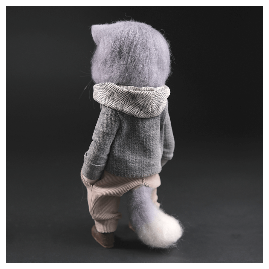 Валяная игрушка «Кот Арсений»