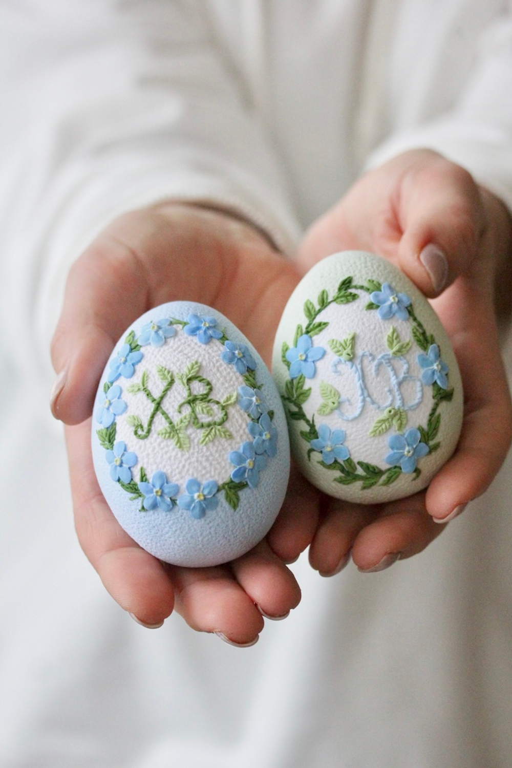 Яйцо Пасхальное салатовое.