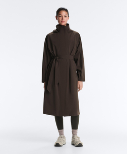 Oysho Ультралегкий плащ с водонепроницаемостью 10 000 мм, коричневый