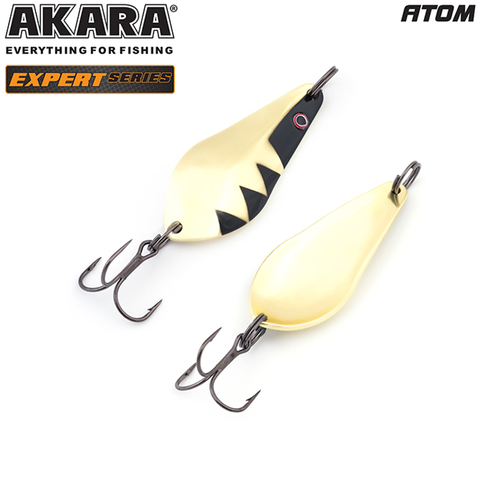 Блесна колебалка Akara Expert Атом 65 мм 14 гр. 13/GO