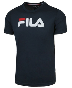 Футболка для мальчика теннисная Fila T-Shirt Logo Kids - peacoat blue