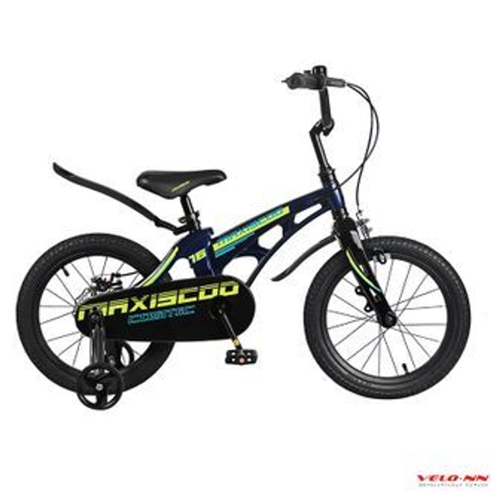 Велосипед 16", MAXISCOO "Cosmic", Стандарт, Синий Перламутр (2023) (10013160/270223/3087948, Китай)