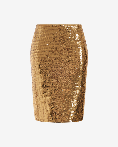 Юбка миди из пайеток