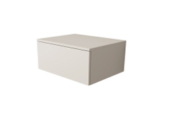 Тумба подвесная VELVEX Unit 60x27 выдв. ящик шелк шампань