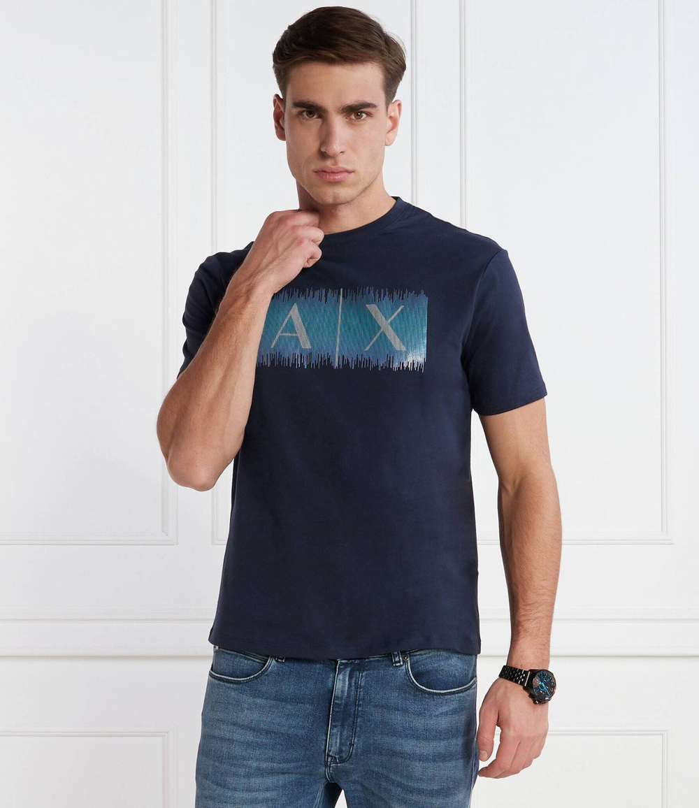 Футболка Armani Exchange - темно-синий(3DZTJG ZJBYZ)