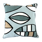 Чехол для подушки с принтом Гармония тайги, вышивкой и декоративной окантовкой russian north, 45х45