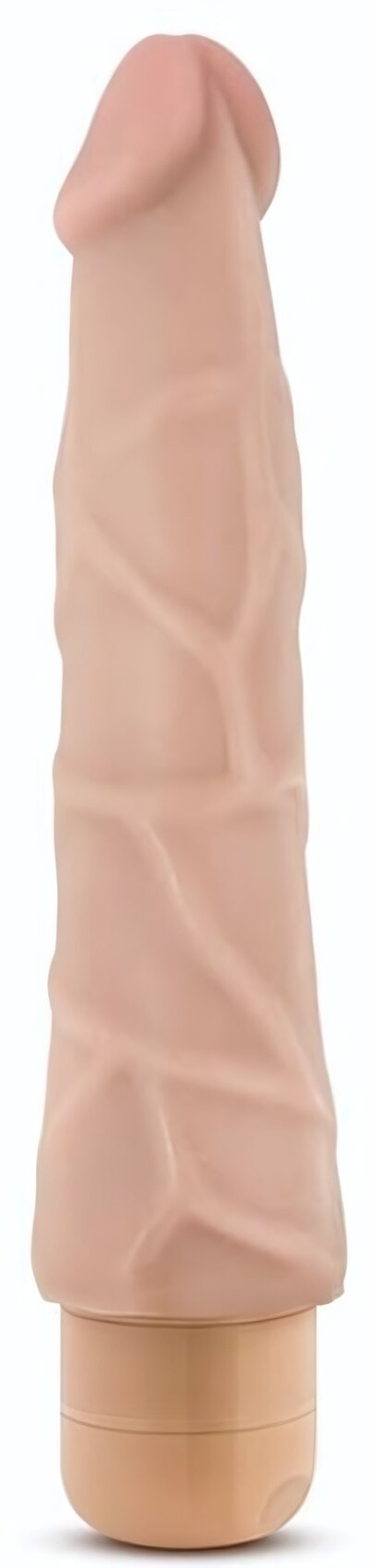 Телесный вибратор Cock Vibe 1 - 22,8 см. (Цвет: телесный)