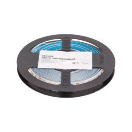 Лента светодиодная 24В, SMD2835, 9,6Вт/м, 120 LED/м, 3000K, 10мм, 5м,IP20 REXANT
