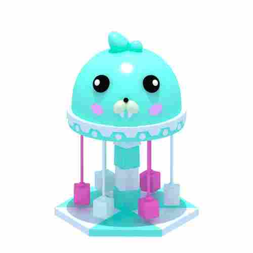 Детский аттракцион 4kids Карусель «Моржонок» c электроприводом