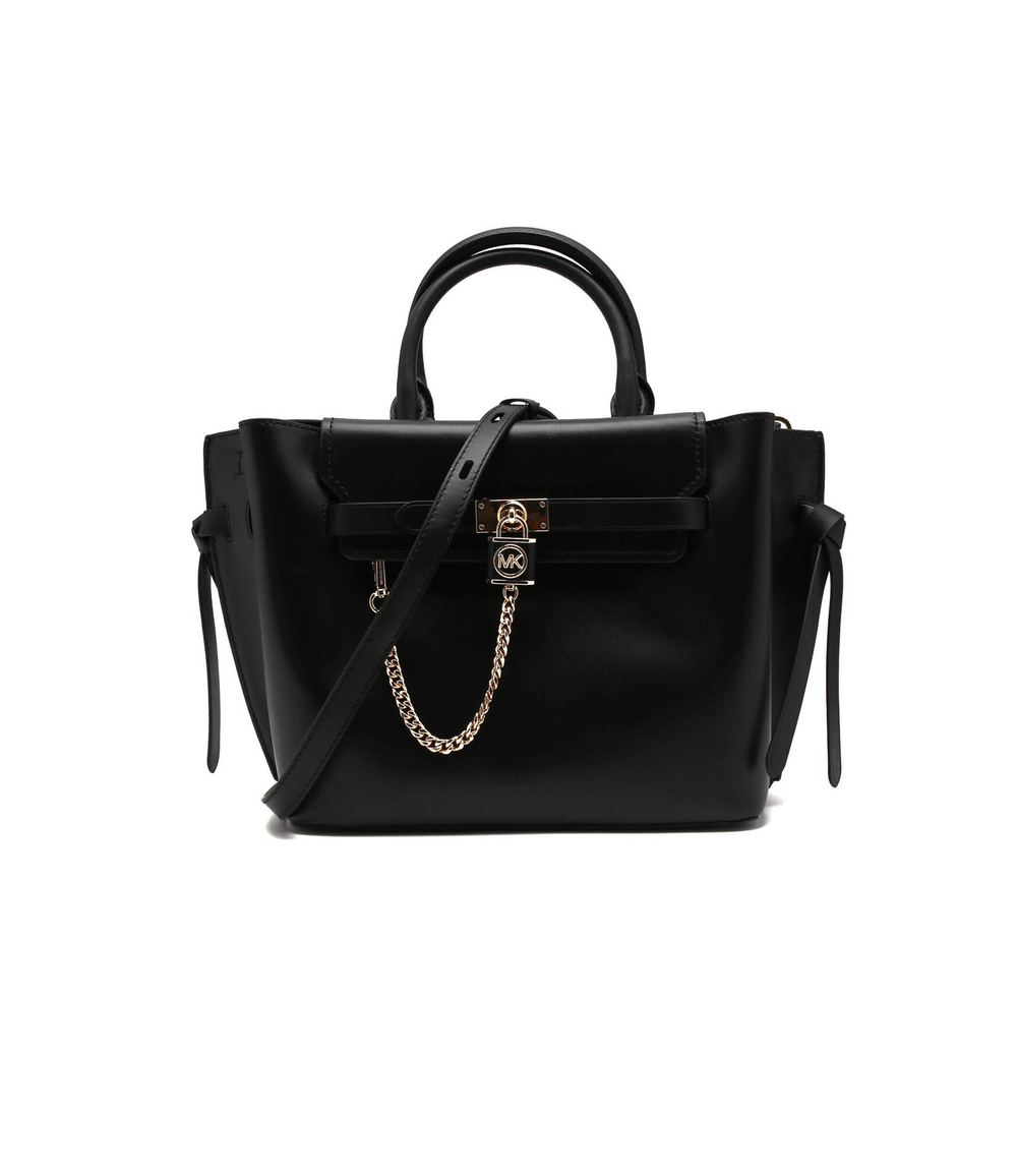 кожаная сумка-трапеция hamilton legacy Michael Kors - черный(30F1G9HS9L)