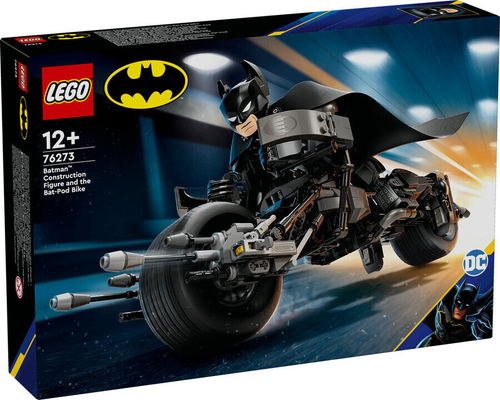 Конструктор LEGO DC Batman 76273 Фигура Бэтмена и Бэтцикл