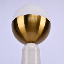 Настольная Лампа Marble Globe White By Imperiumloft