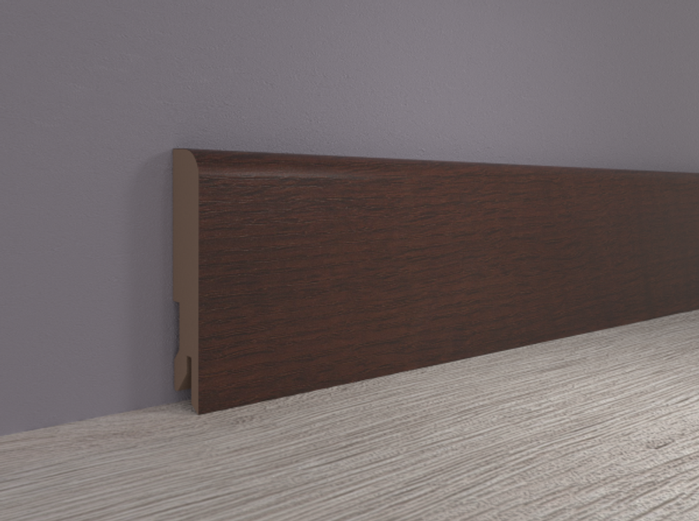 Плинтус МДФ ламинированный Лука Пл 100-10МДФ.2400.24010 дуб дакота темный 16x100х2400 мм