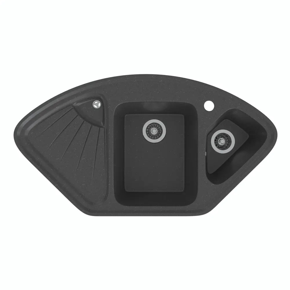 Мойка для кухни GAMMA STONE GS-16 (черный)