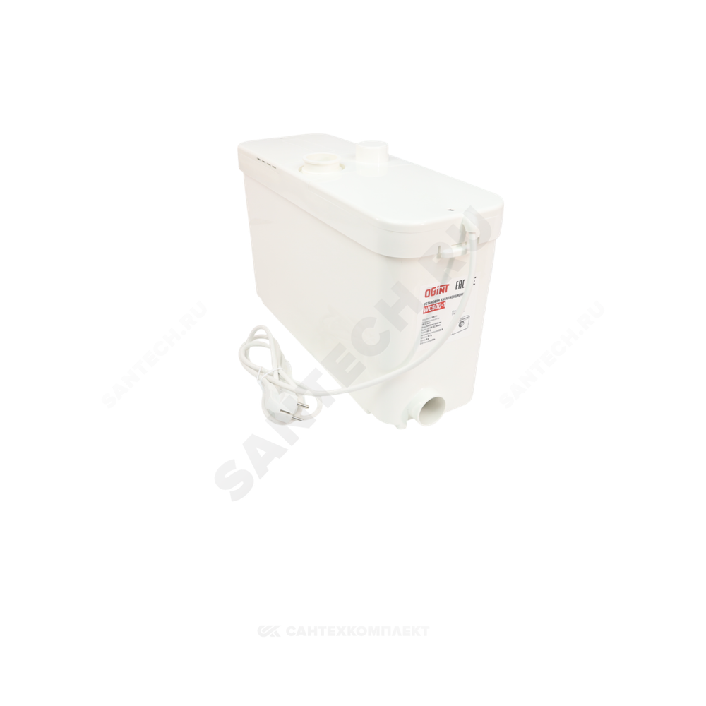 Установка канализационная WC500-1 центральный вход Ogint