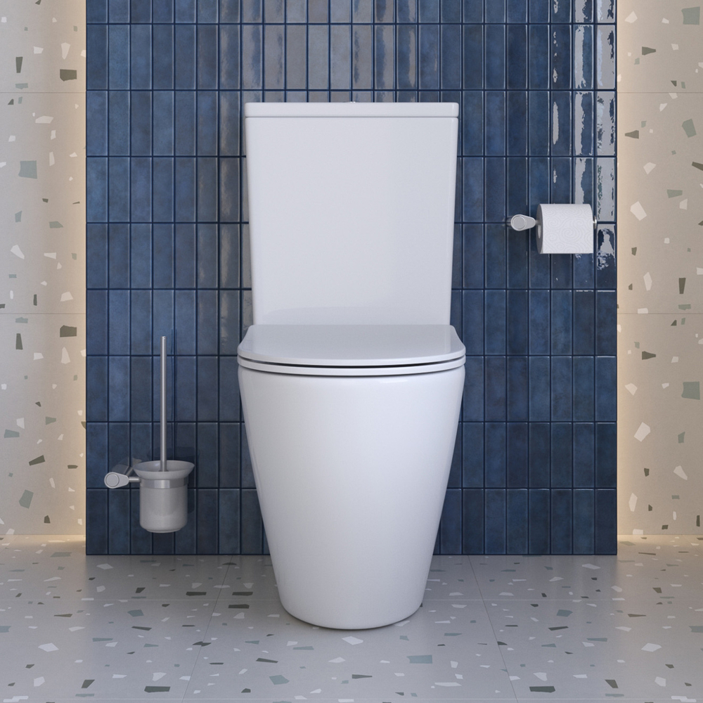 Унитаз-компакт безободковый с сиденьем и смывом TORNADO BelBagno SFERA-TOR BB2141CP-TOR/SC+BB2141T