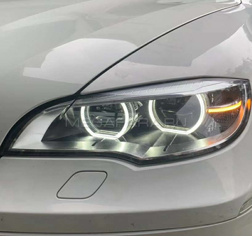 Передние светодиодные фары БМВ Х5/Х6 (Е70/Е71) 2007-2014 V1 type [Комплект Л+П; ходовые огни; FULL LED]