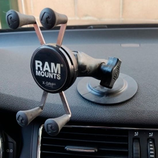 Крепление на плоскость (липучка 3М) RAM шар 1 дюйм для GPS, GoPro и др.