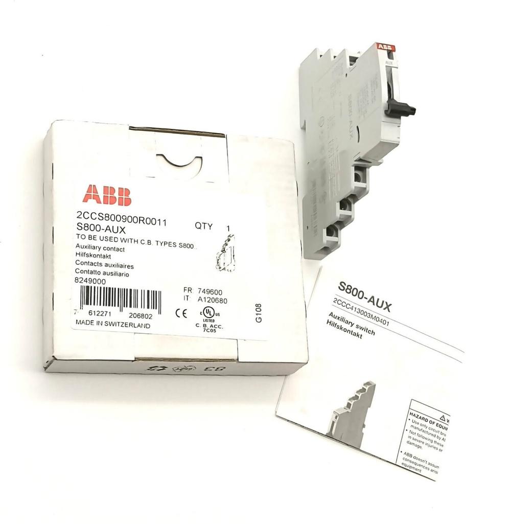 Вспомогательный контакт ABB S800-AUX 2CCS800900R0011