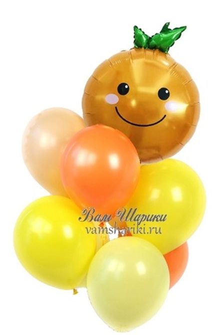 Букет шаров "Сладкая мандаринка"