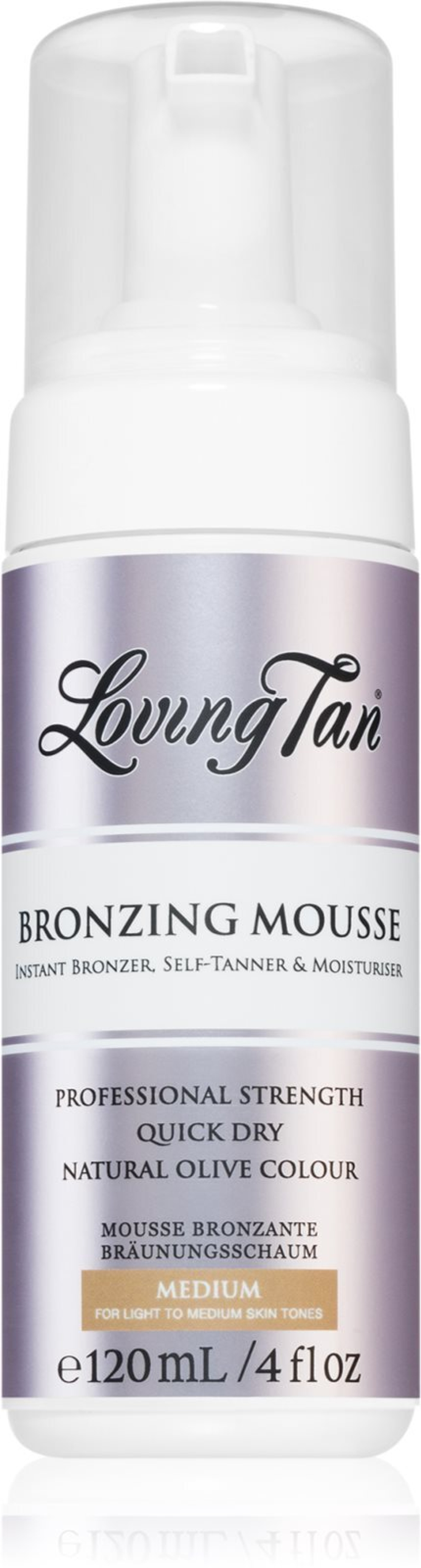 Loving Tan Bronzing Mousse - пена для автозагара /  Medium 120  ml  / GTIN 9343482000009
