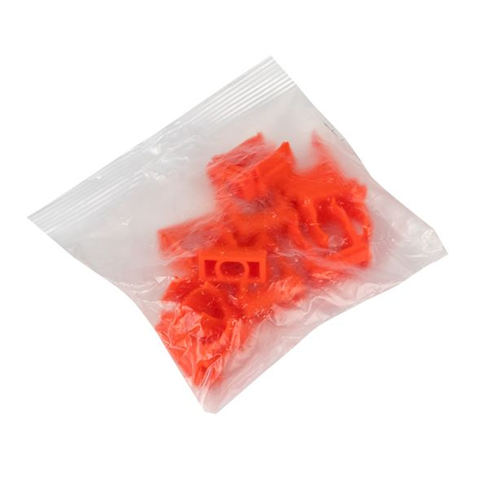 Крепеж-клипса d20 мм (10 шт) оранжевая EKF-Plast (10.00 шт.)