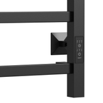 Полотенцесушитель MIXLINE TRIUMPH  60х50 (таймер, 367Вт, 4 перекладины + ПОЛКА) электрический ЧЕРНЫЙ