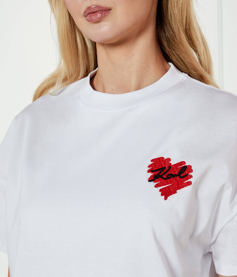 Футболка HEARTS Karl Lagerfeld - белый(A1W17074)