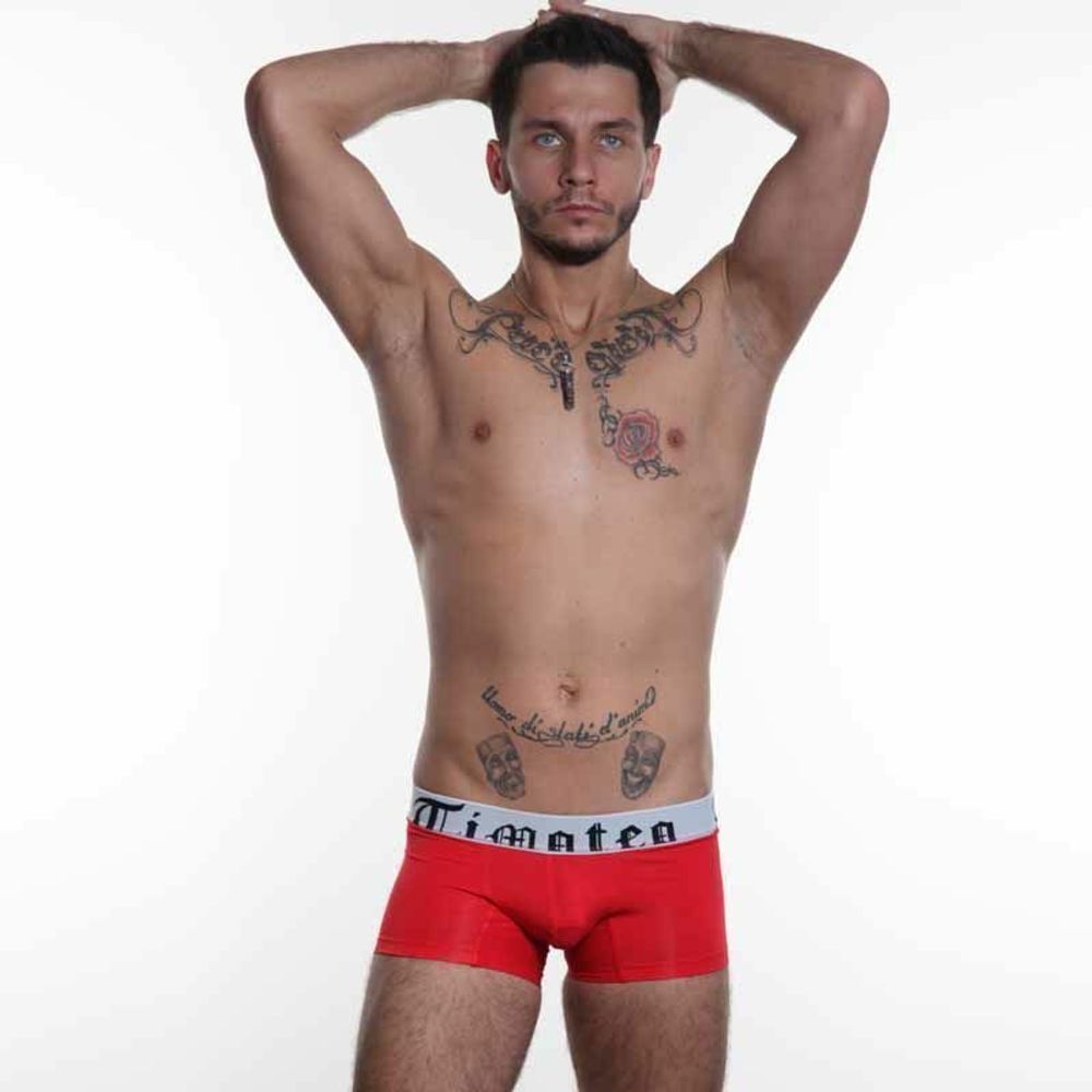 Мужские трусы хипсы Timoteo Classic Trunk Red