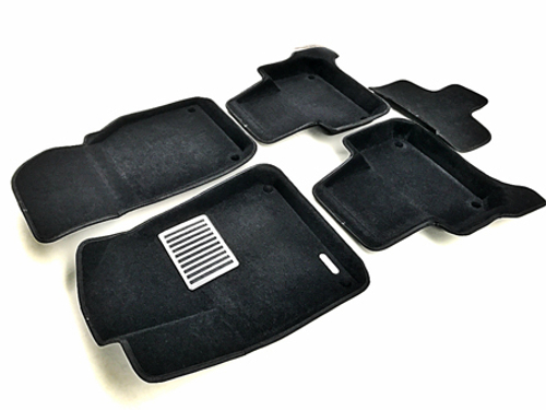 Коврики салона для AUDI Q7 (2015-)/Q8 (2018-) Euromat 3D Lux черные. Арт. EM3D-001108