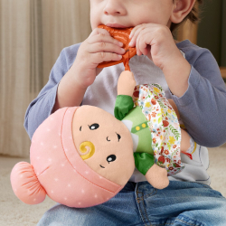 Fisher-Price/ Кукла-обнимашка с колокольчиком + прорезыватель/ HXK44