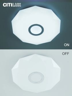 Citilux Диамант Смарт CL713A30G RGB Умная люстра Хром