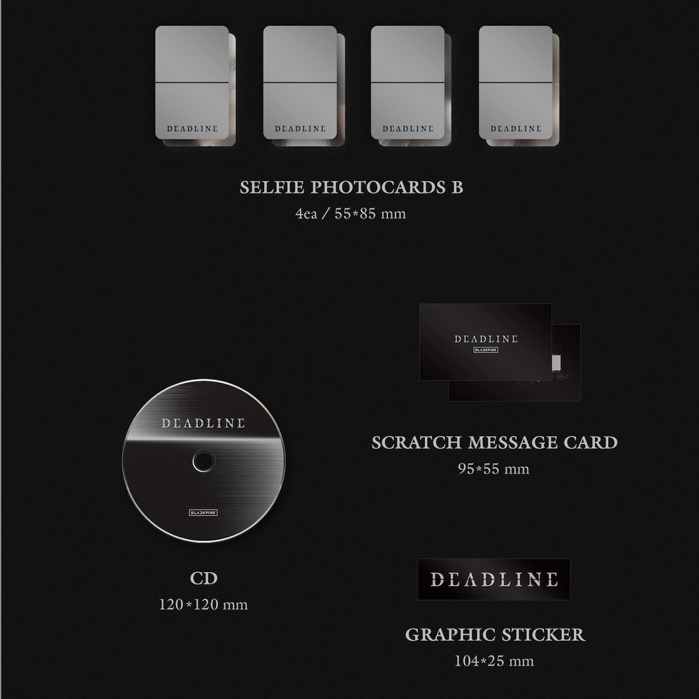Альбом BLACKPINK - DEADLINE (GRAY Ver)