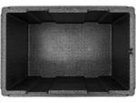Термоконтейнер 600х400х400 60л. с крышкой, плотность 55 цв., арт. STP 60 PRO, код: 28564