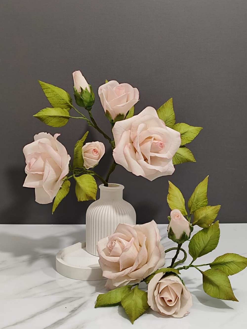 Сахарные розы "Чайно-гибридные", 5 шт