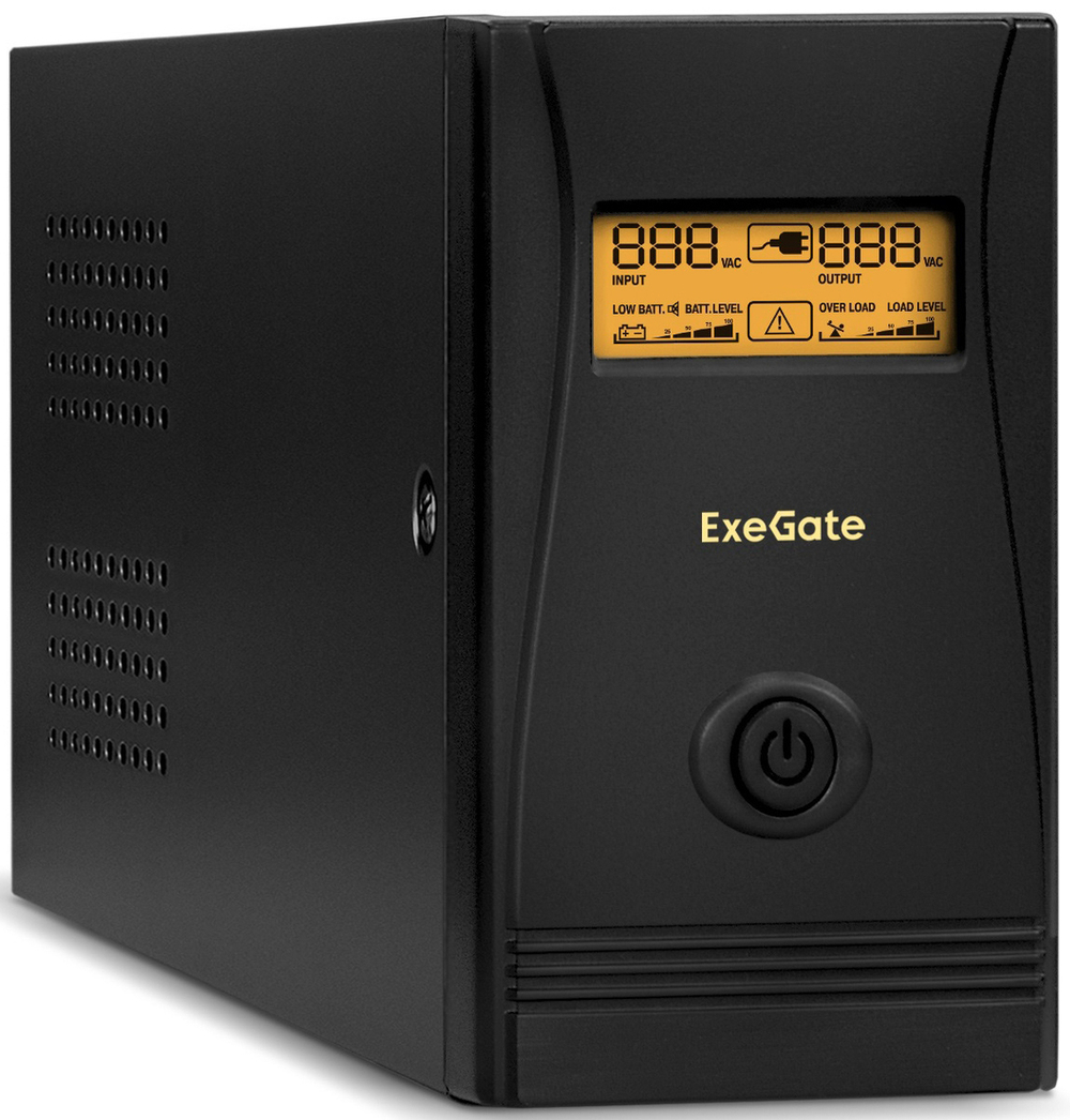 Источник бесперебойного питания  Exegate SpecialPro Smart LLB-600.LCD.AVR.EURO.RJ.USB