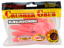 Твистеры съедобные LJ Pro Series Crusher Grub 4.5 in (114 мм), цвет F05, 4 шт