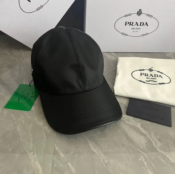 Бейсболка PRADA RE-NYLON, черный