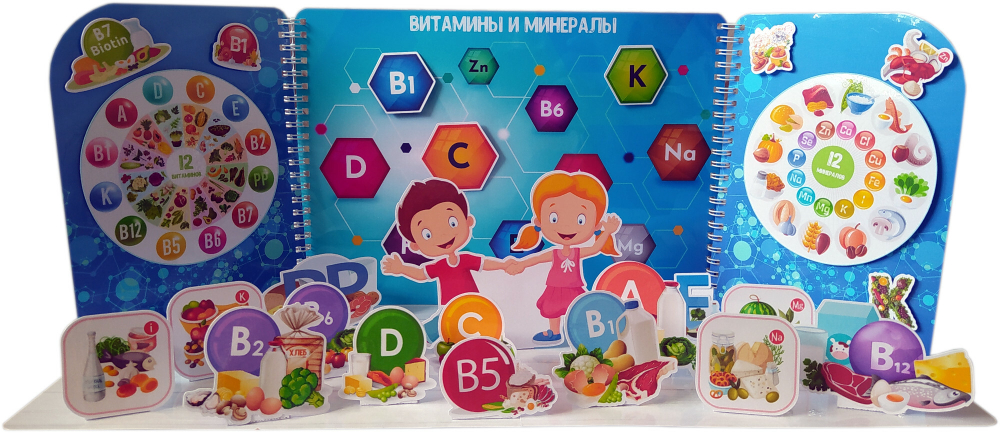 Макет "Витамины и минералы"
