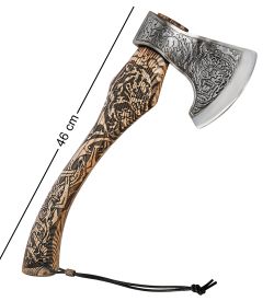 Секира Родослава TP-26 Топор большой с гравировкой «Тигр»