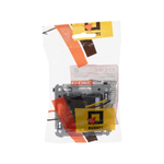 Розетка TV одиночная в стену, "Avanti", "Черный квадрат"