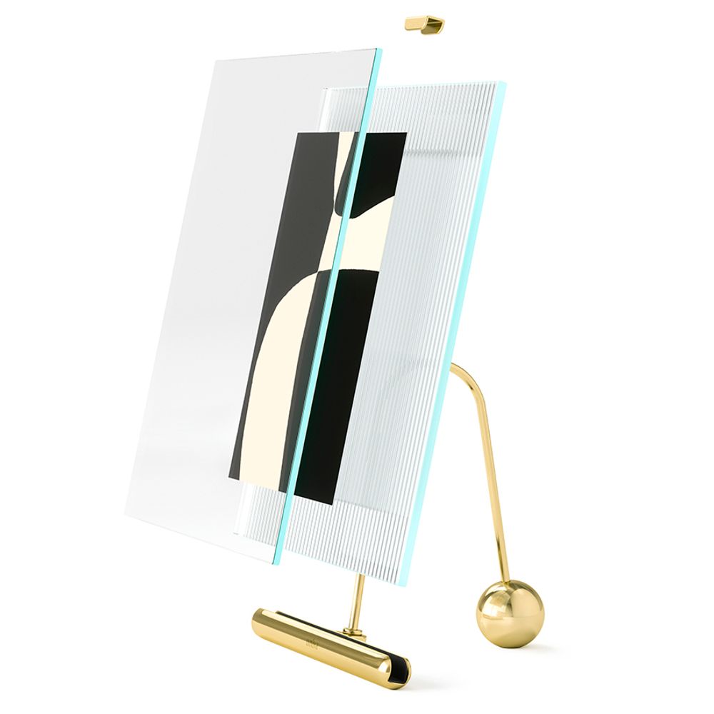 Фоторамка Flute, 16х20 см, латунь