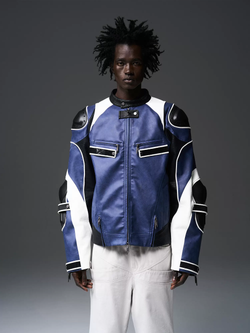 [FROM MOSCOW] Куртка BLIND x BLACK8 Armored Motorcycle Leather Jacket