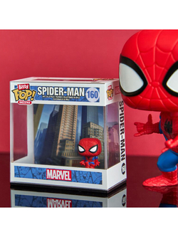 Фигурка Funko Bitty POP! Deluxe Marvel Spider-Man (Cityscape) (160) 81302
